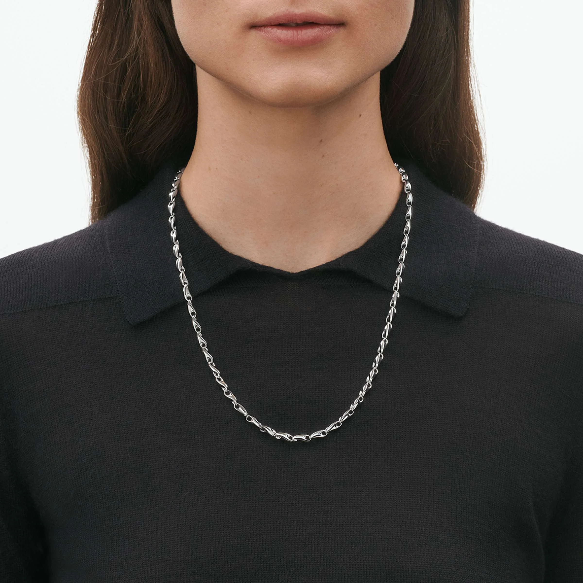 Reflect Silver Necklace - Image 3