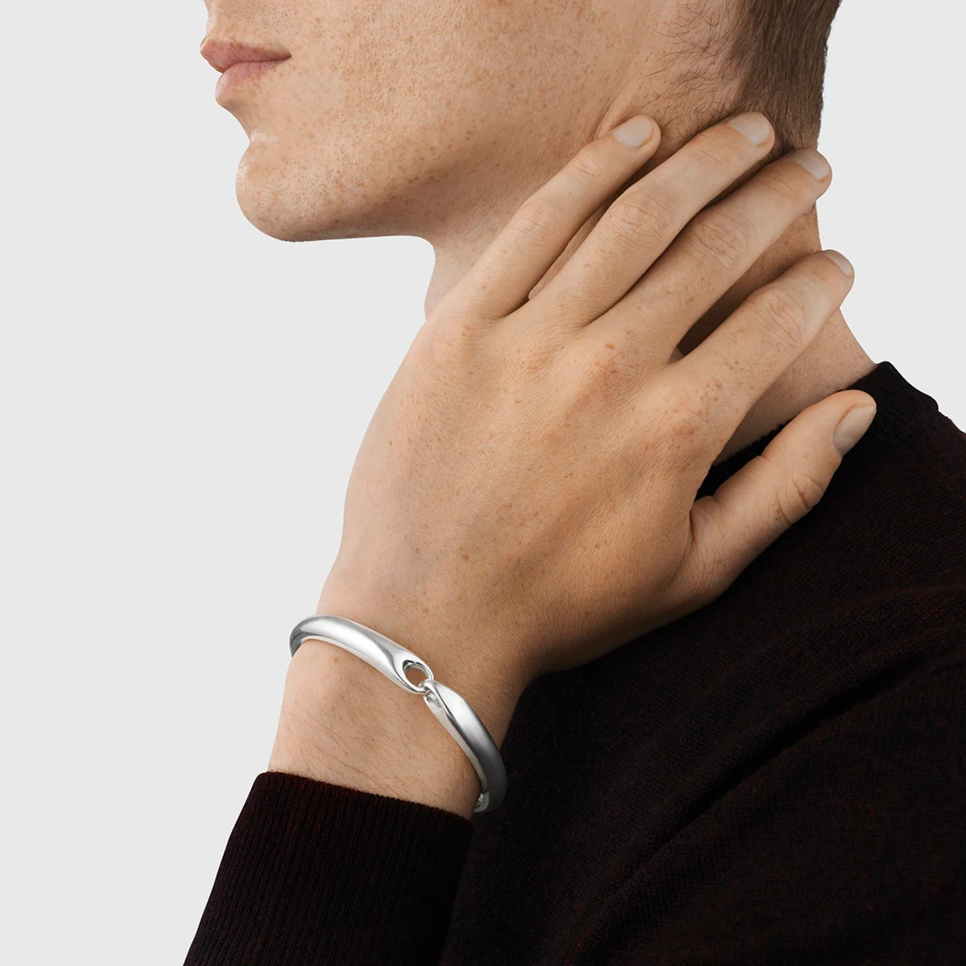 Reflect Sterling Silver Bangle - Image 3
