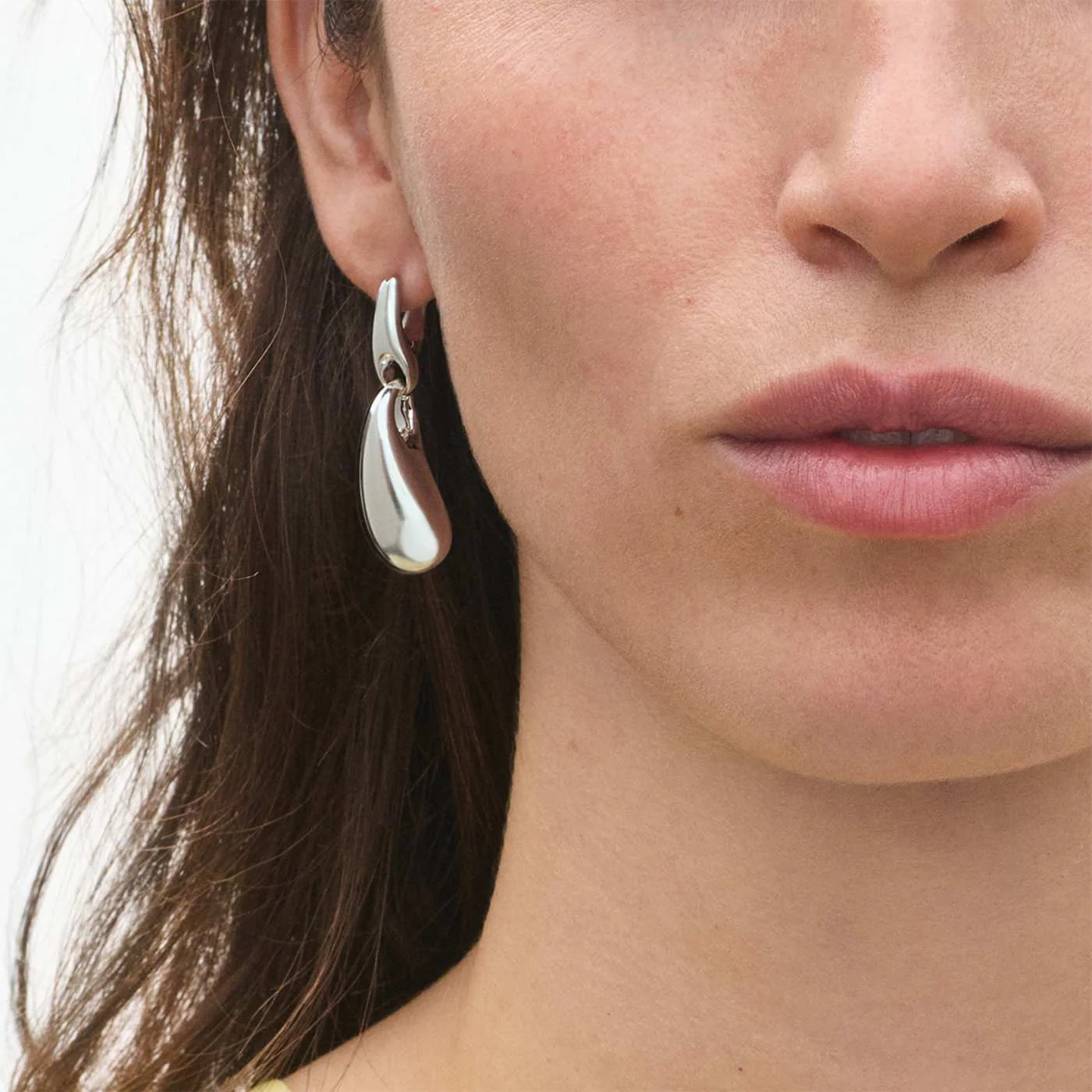 Reflect Sterling Silver Drop Earrings - Image 3