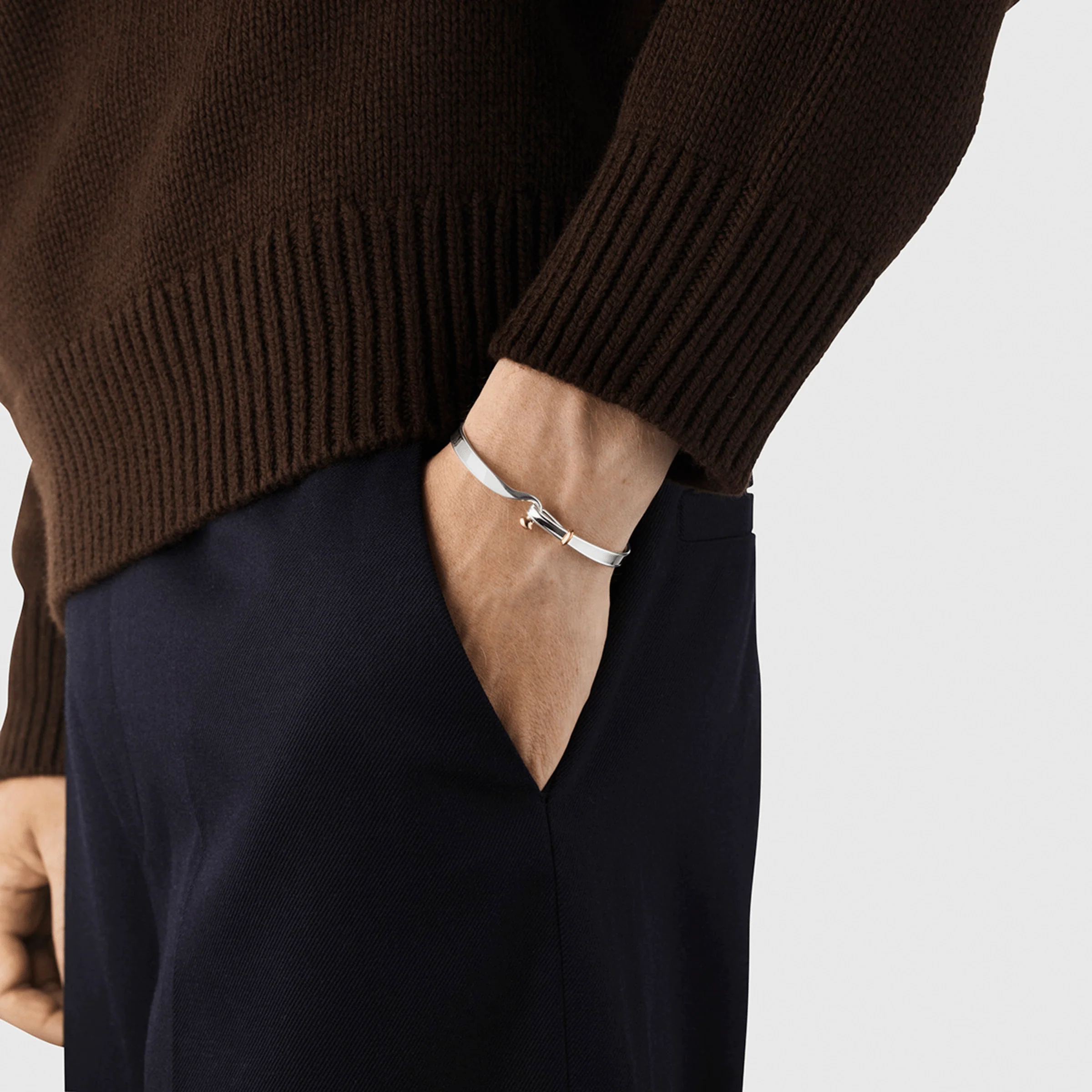 Torun Silver & Gold Bangle - Image 4