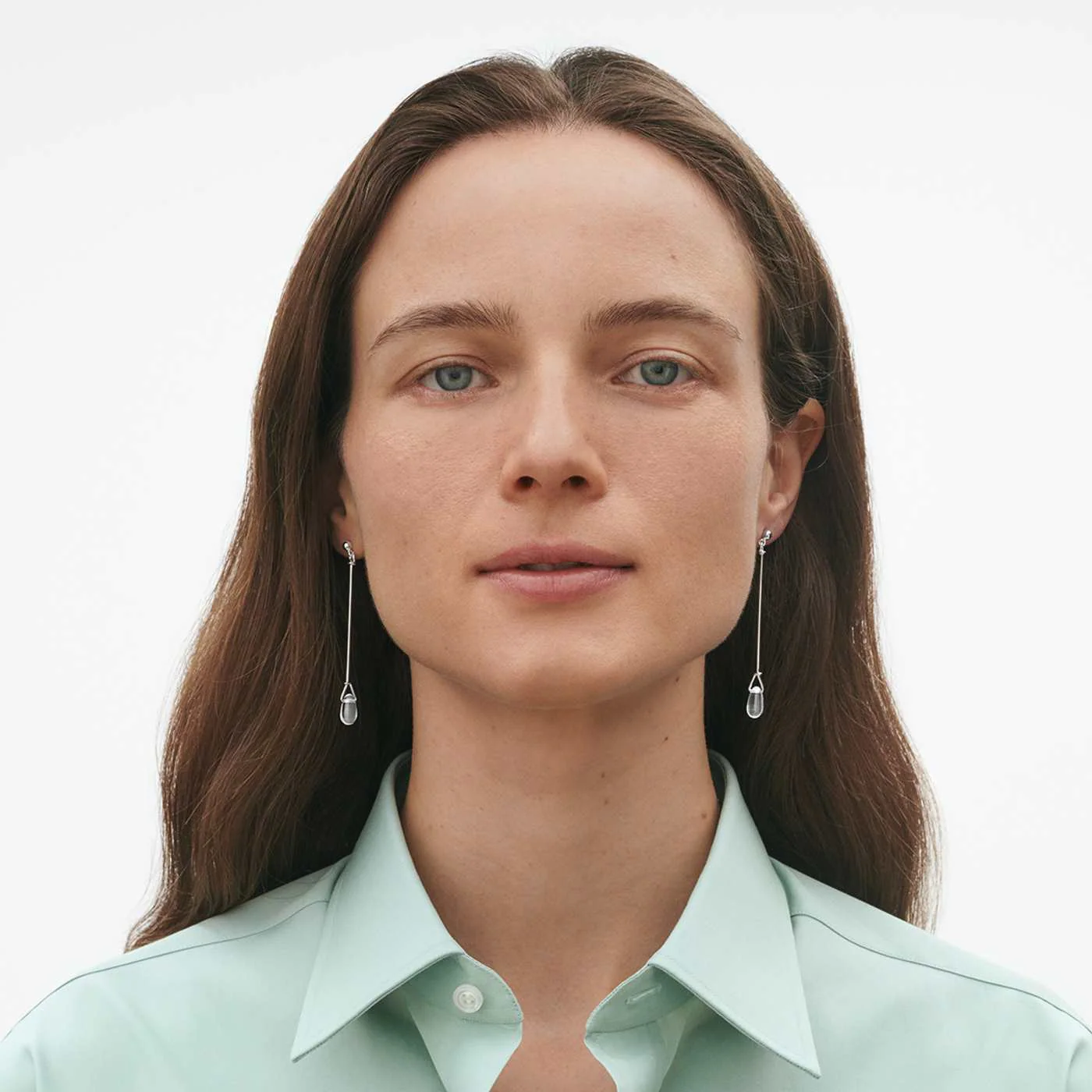 Vivianna Torun Rock Crystal Drop Earrings - Image 2