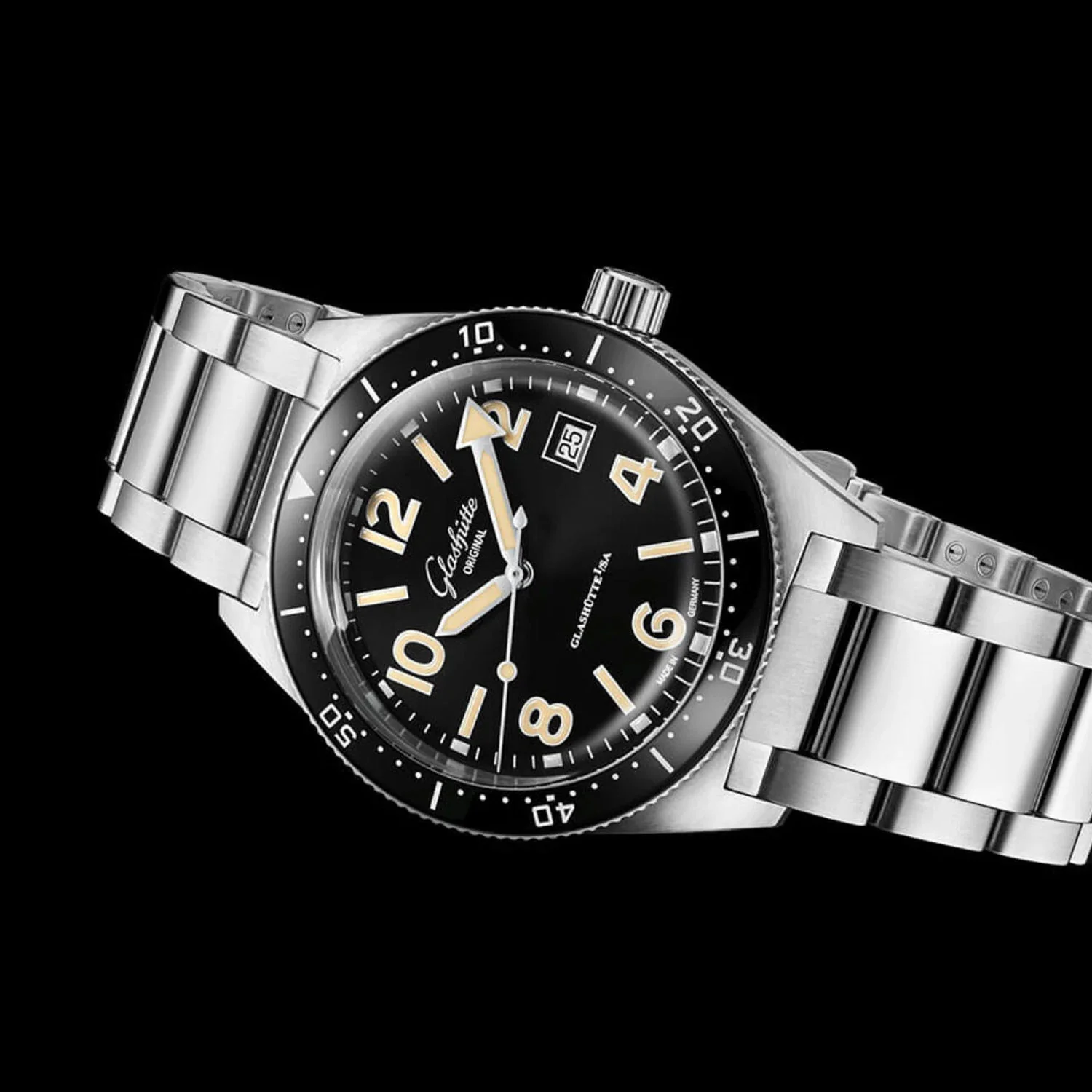 Specialist SeaQ Black Dial Men's Automatic Bracelet Watch - Image 3