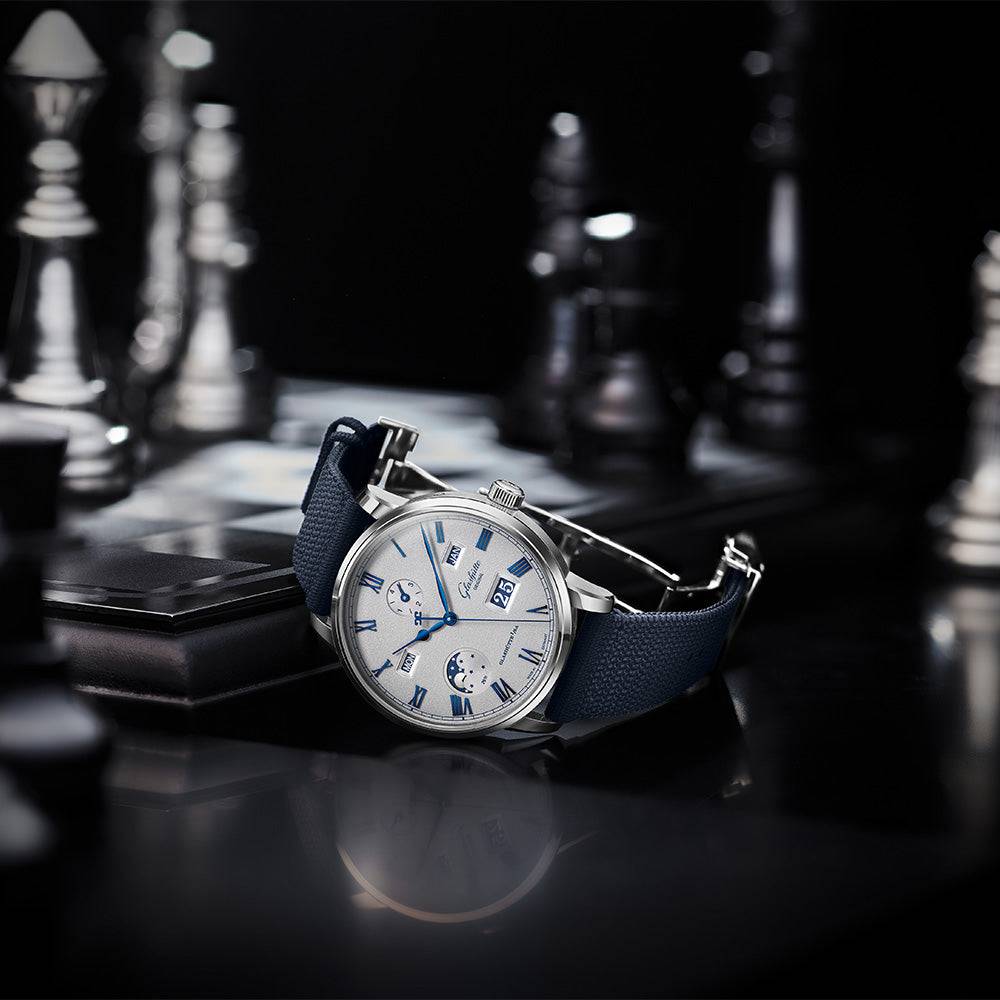 Senator Excellence 42mm Silver Date Dial Automatic Men's Watch - Image 4