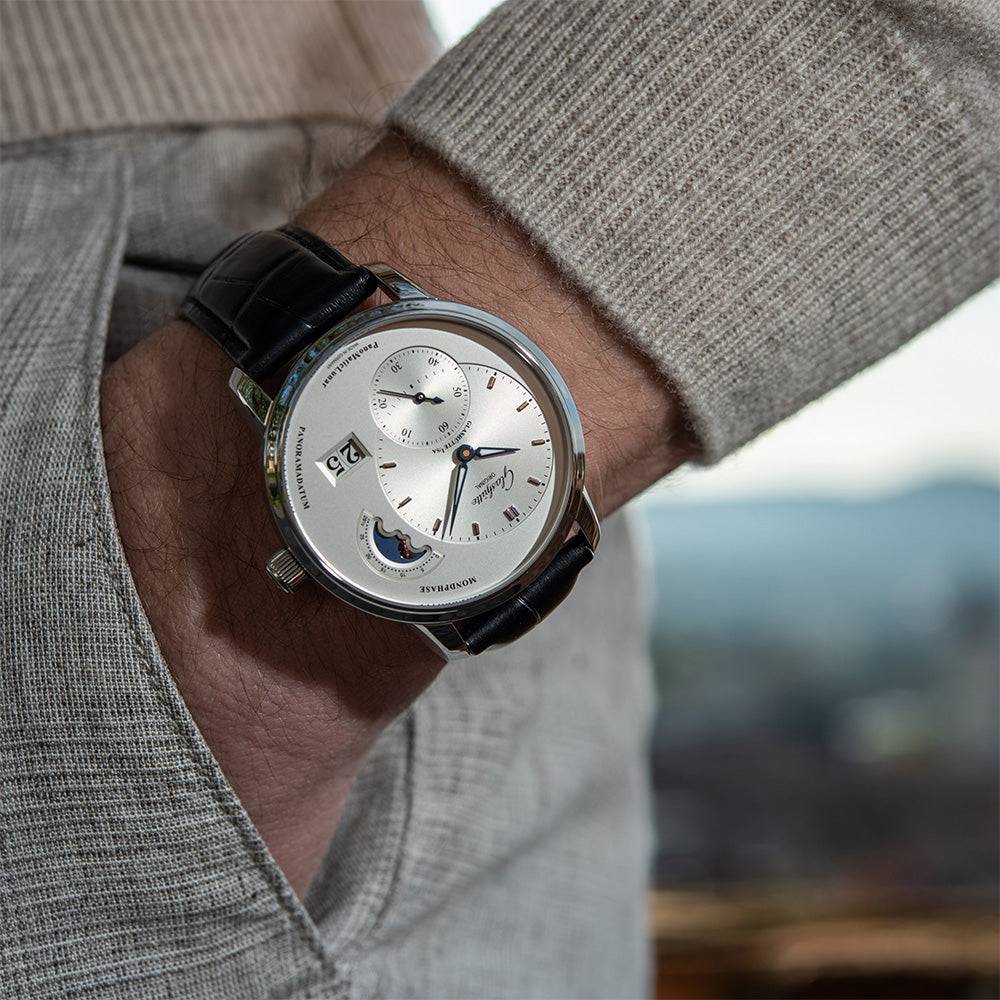 PanoMaticLunar 40mm Steel Automatic Watch - Image 2