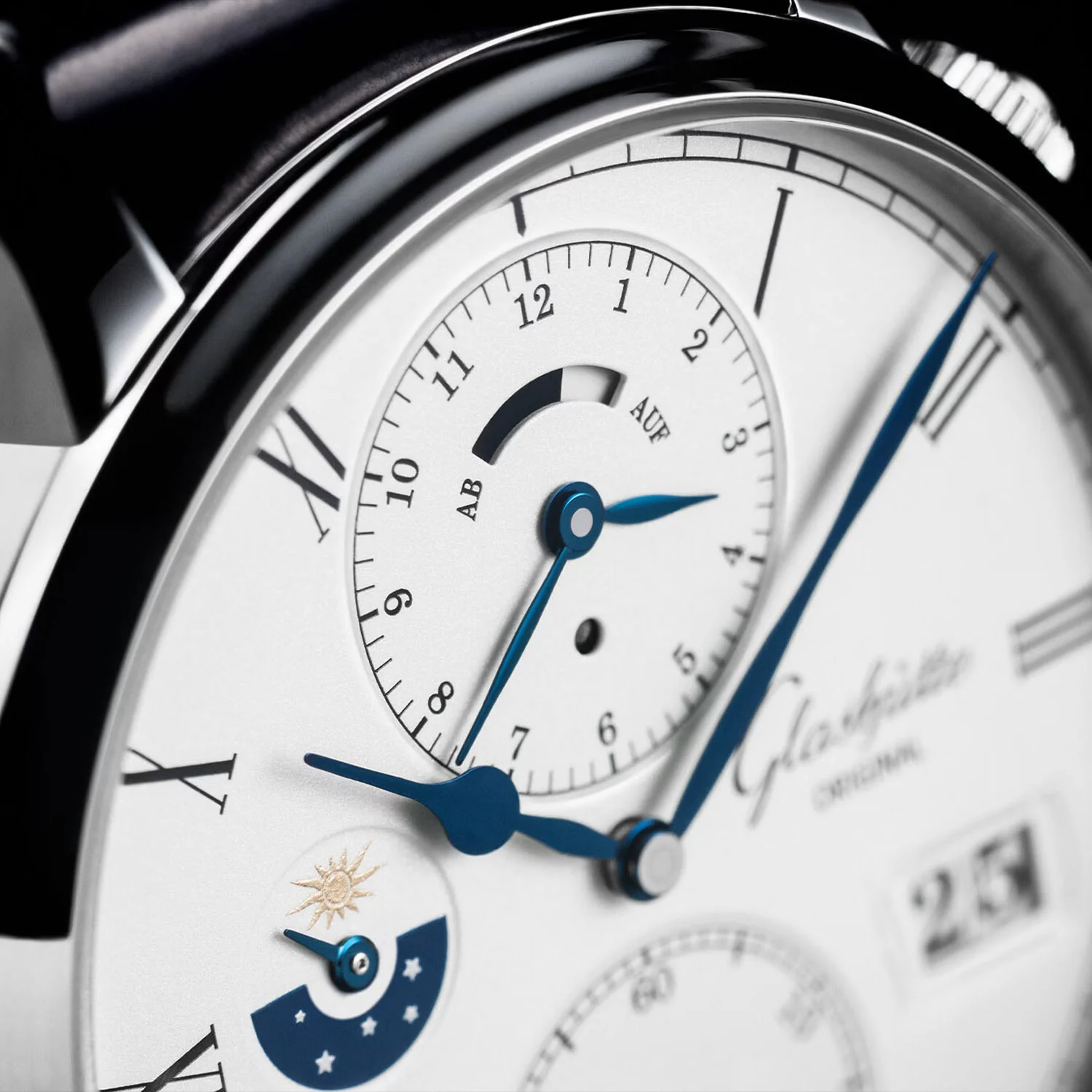 Senator Cosmopolite 44mm Silver Dial Automatic Strap Watch - Image 6
