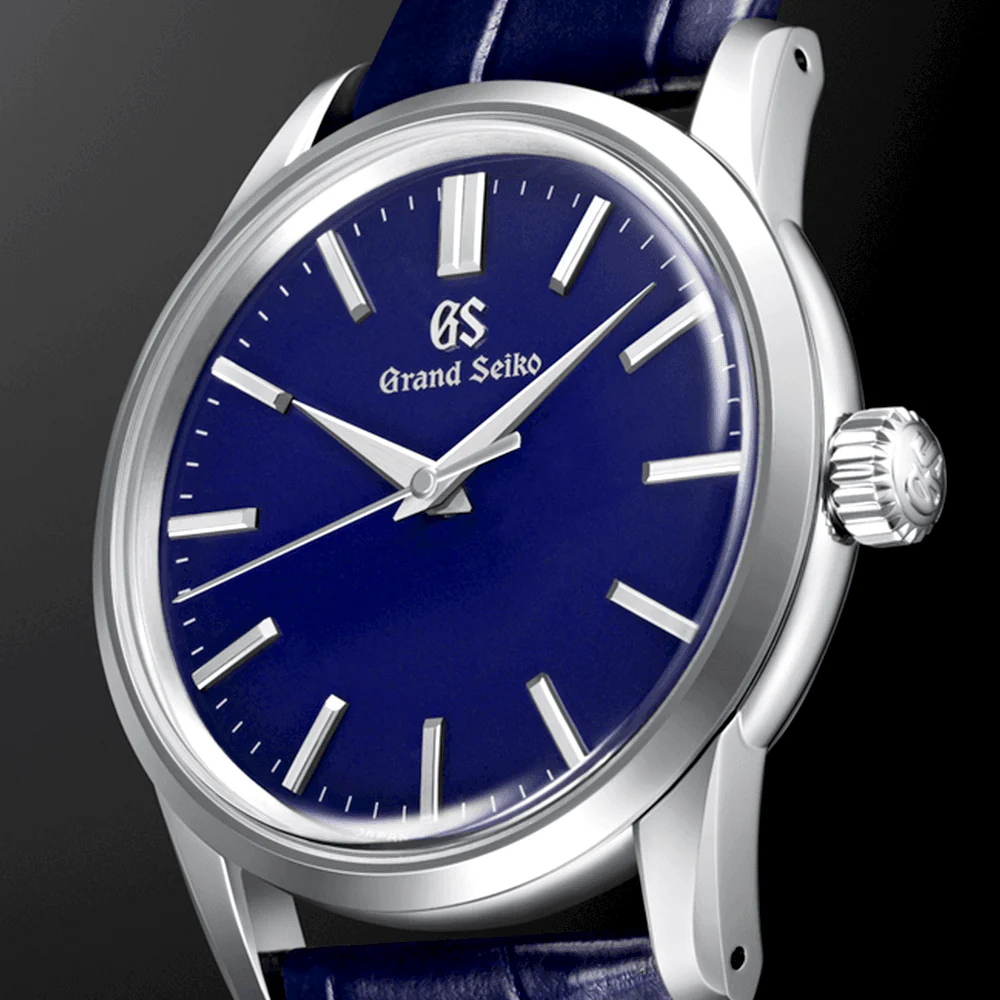 Elegance 34mm Royal Blue Dial Ladies Strap Watch - Image 2