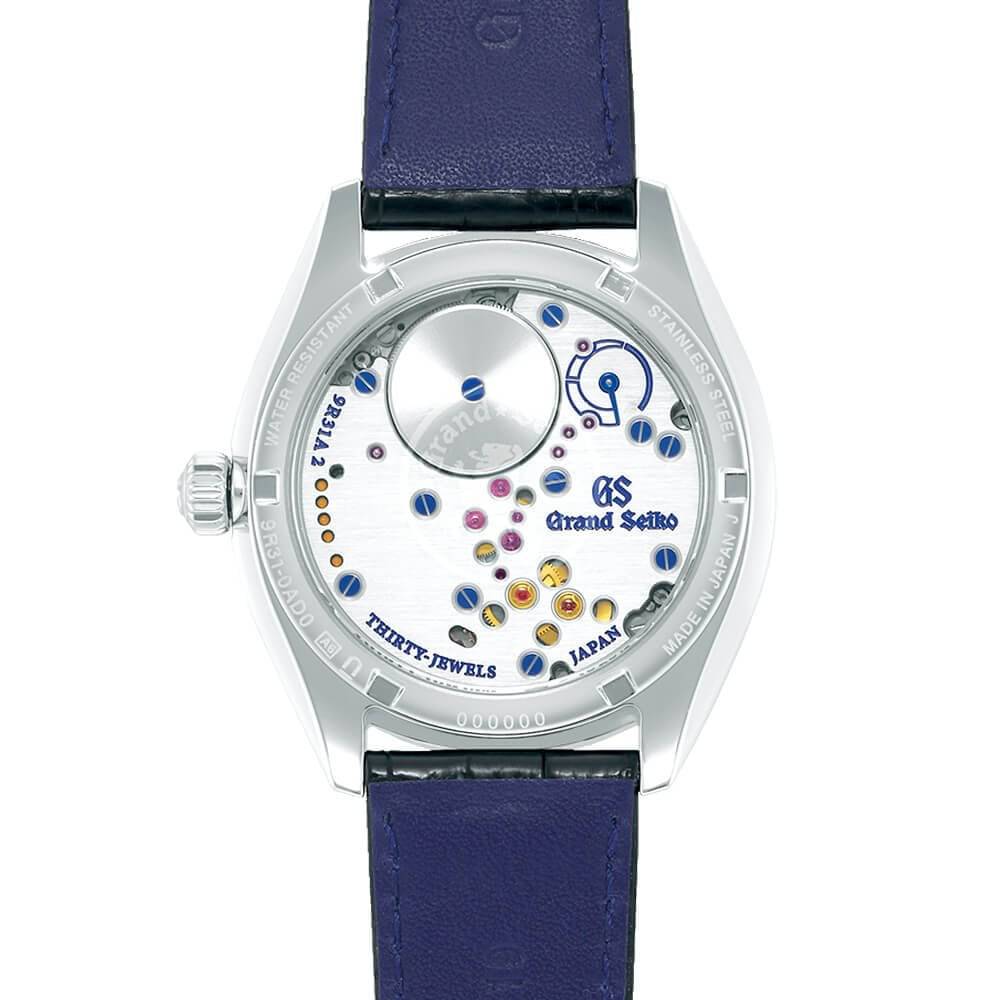 Elegance Spring Drive 'Omiwatari' 39mm Silver Dial Men's Strap Watch - Image 4