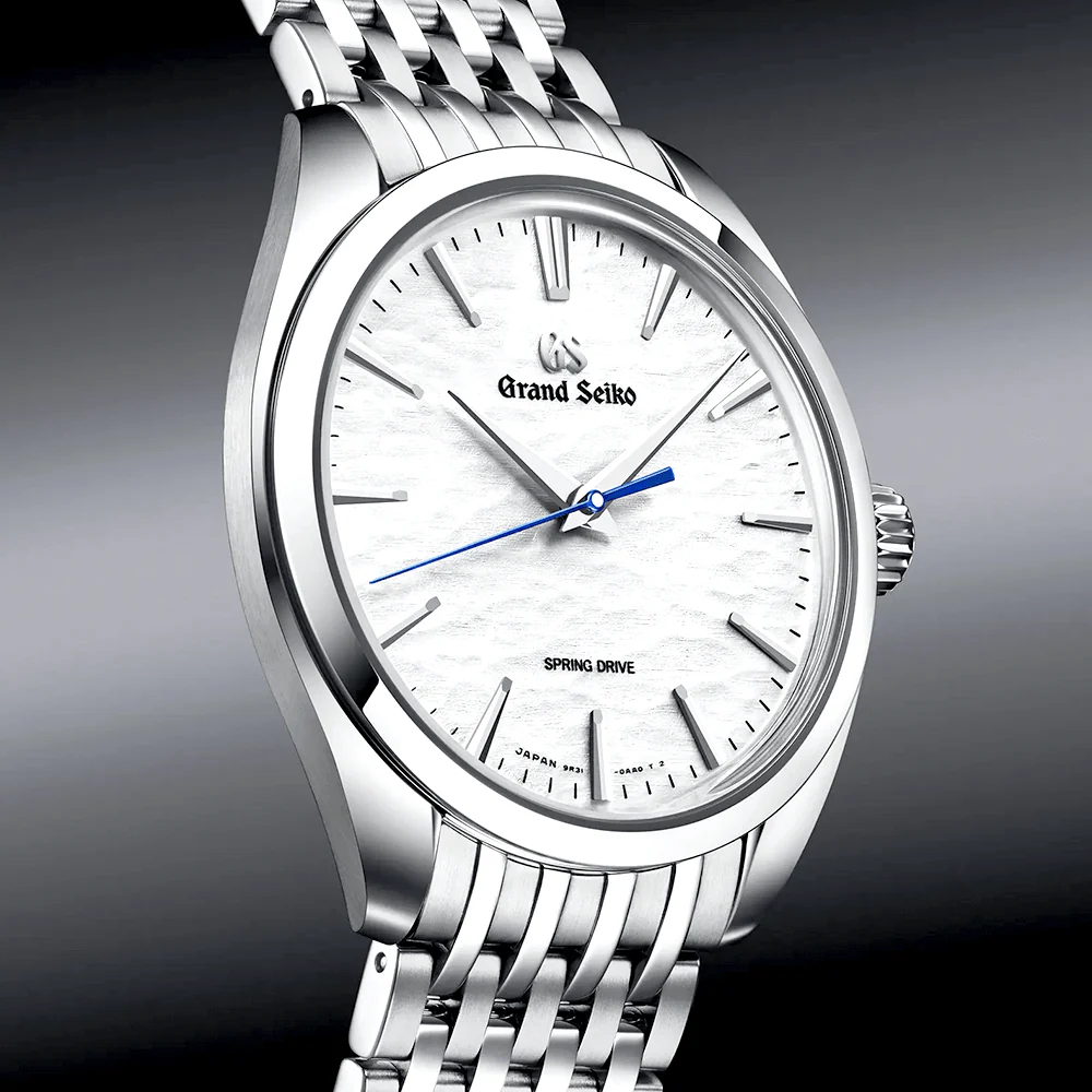 Elegance 38.5mm White 'Omiwatari' - 'God's Footsteps' Men's Spring-Drive Watch - Image 2