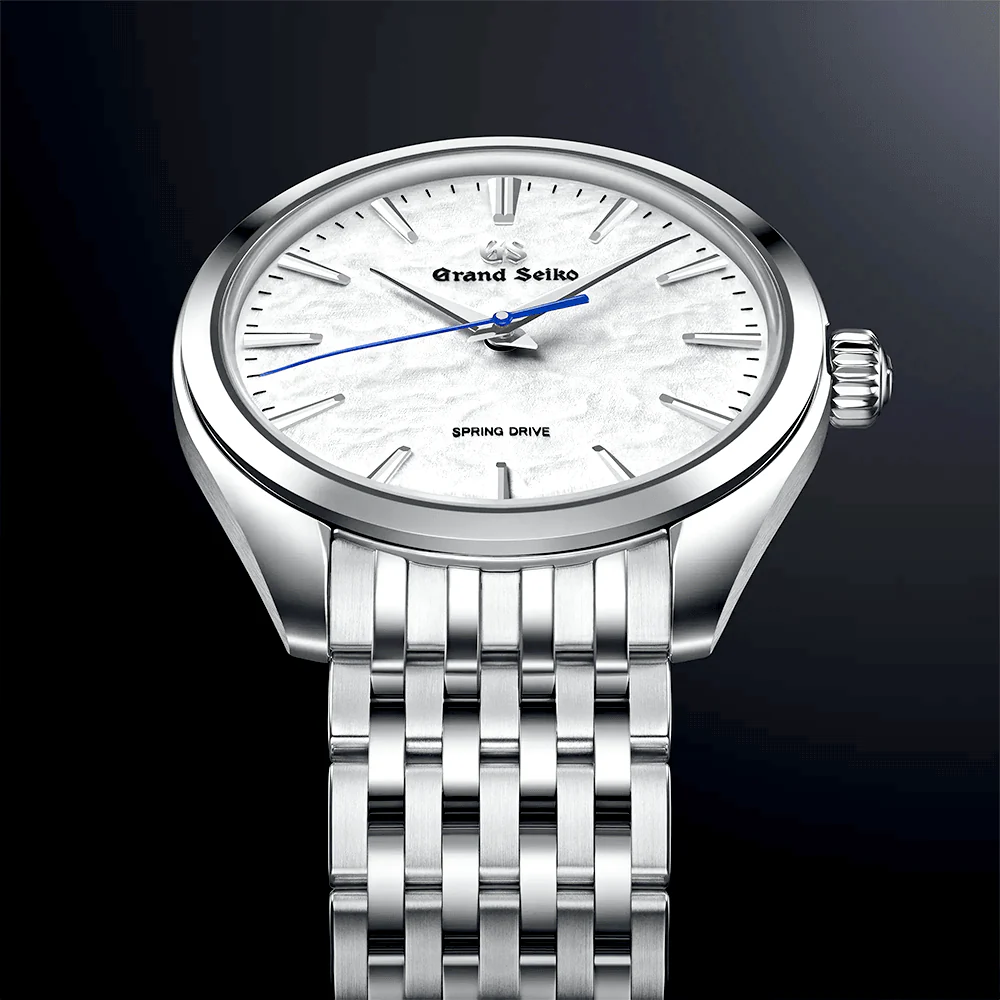Elegance 38.5mm White 'Omiwatari' - 'God's Footsteps' Men's Spring-Drive Watch - Image 5