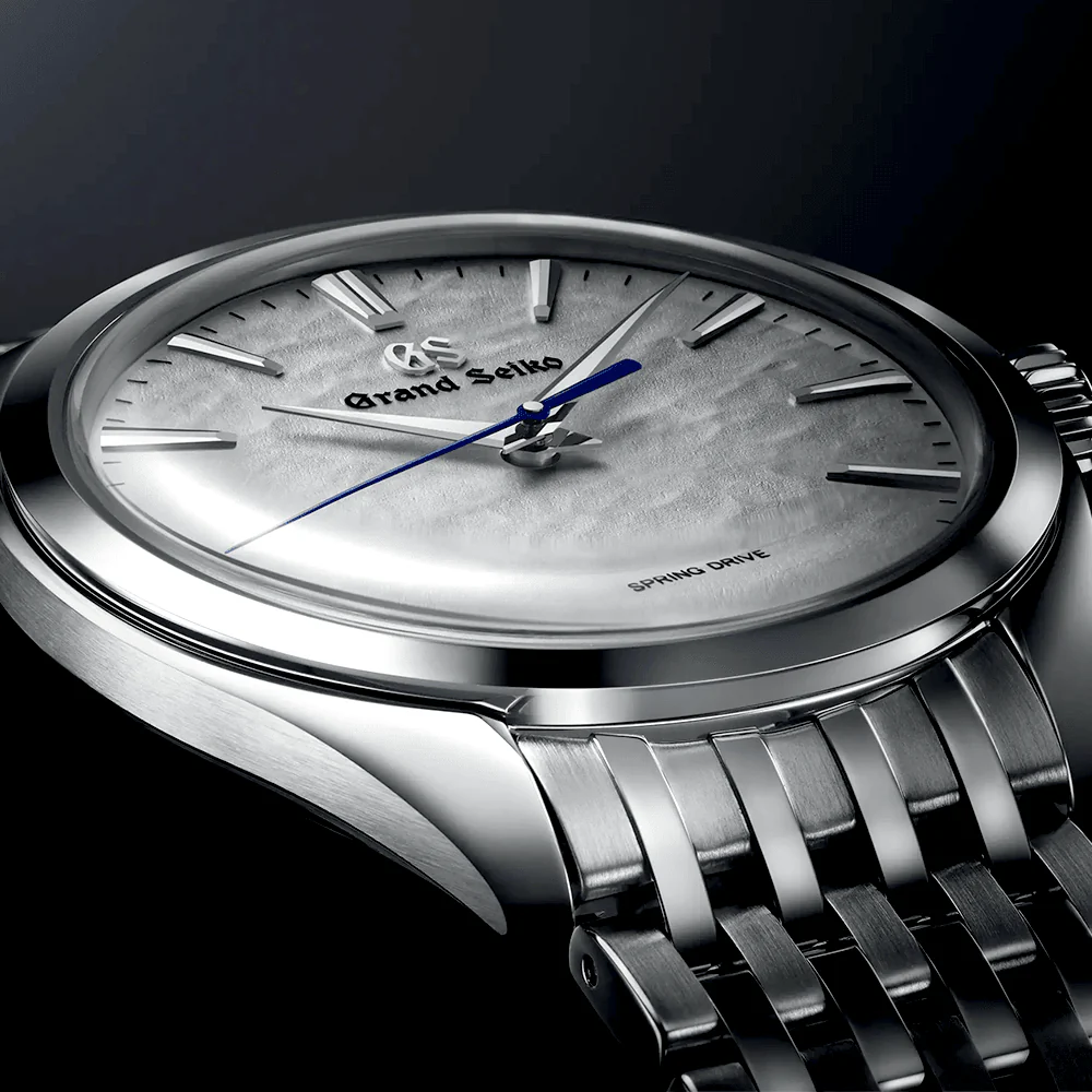 Elegance 38.5mm White 'Omiwatari' - 'God's Footsteps' Men's Spring-Drive Watch - Image 6
