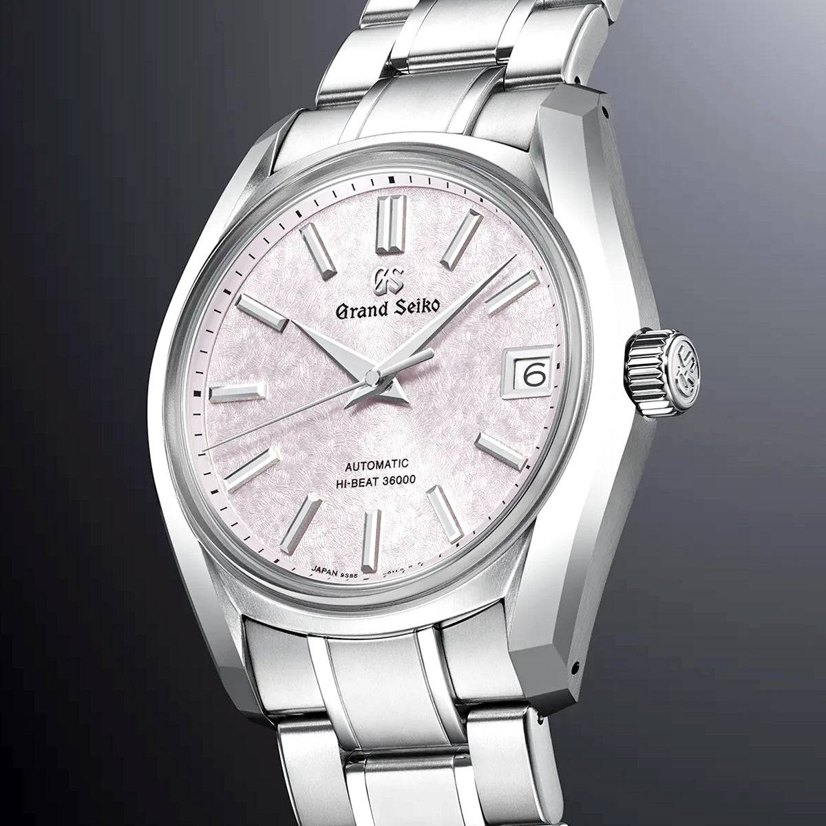 Heritage 'Sakura-Kakushi' 38mm Pink Textured Dial Watch - Image 3