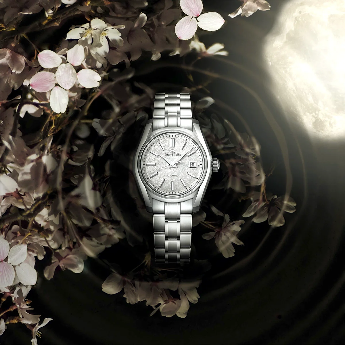 Elegance ‘Sakura-Tukiyo’ 30mm Champagne Gold Dial Watch - Image 2