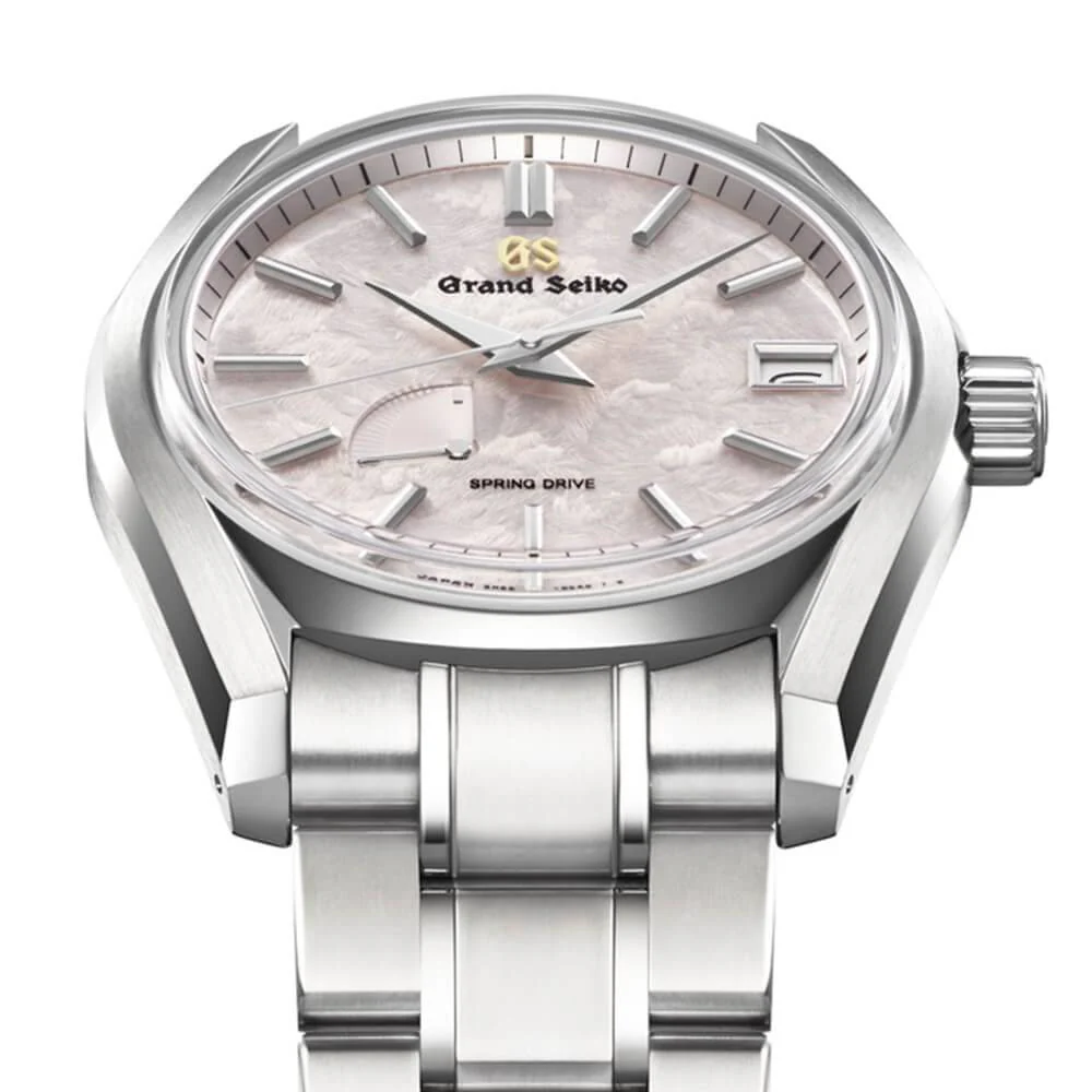 Heritage 'Shunbun' 40mm Cherry Blossom Dial Spring-Drive Bracelet Watch - Image 3