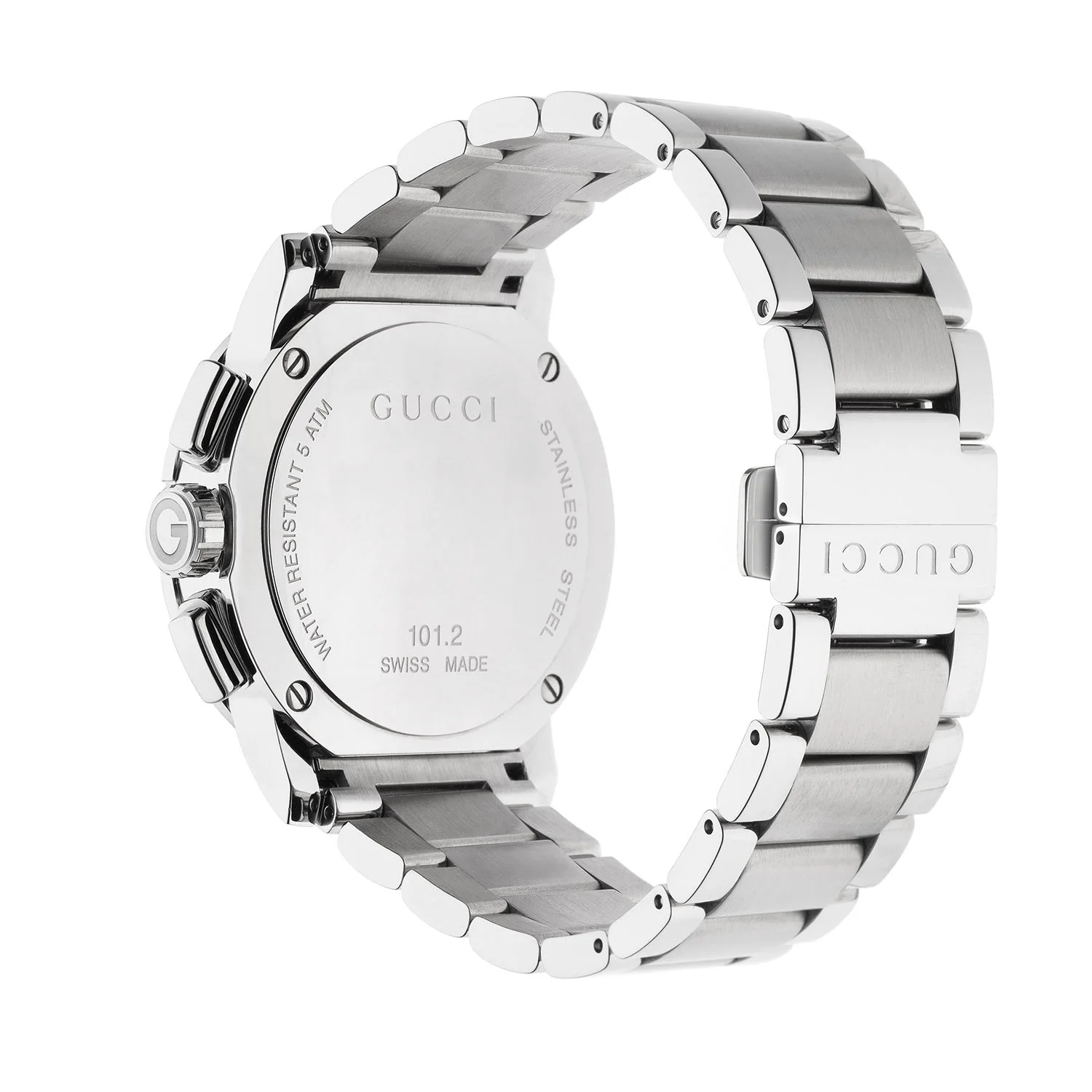 G-Chrono Quartz 44mm Stainless Steel Black Dial Bracelet Watch - Image 3