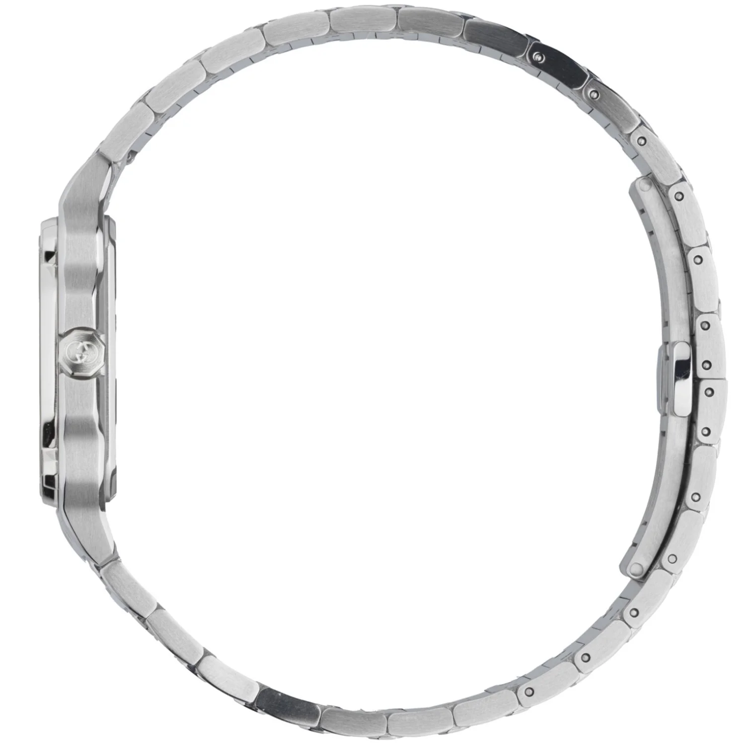 Gucci G-Flat Automatic 36 mm Stainless Steel Black Dial Bracelet Watch - Image 3