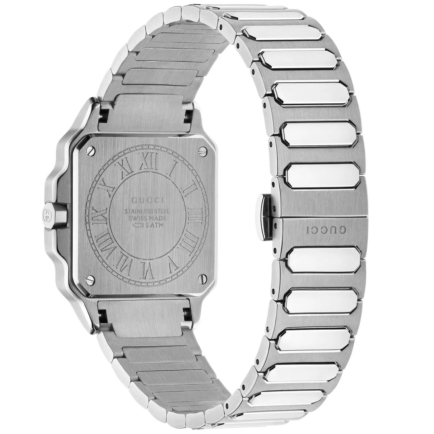 Gucci G-Flat Quartz 30 mm Stainless Steel Black Dial  Bracelet Watch - Image 2