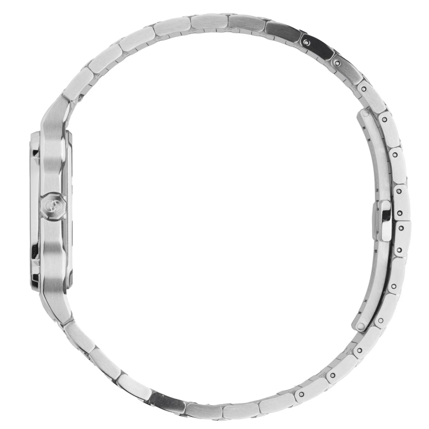Gucci G-Flat Quartz 30 mm Stainless Steel Silver Dial  Bracelet Watch - Image 2