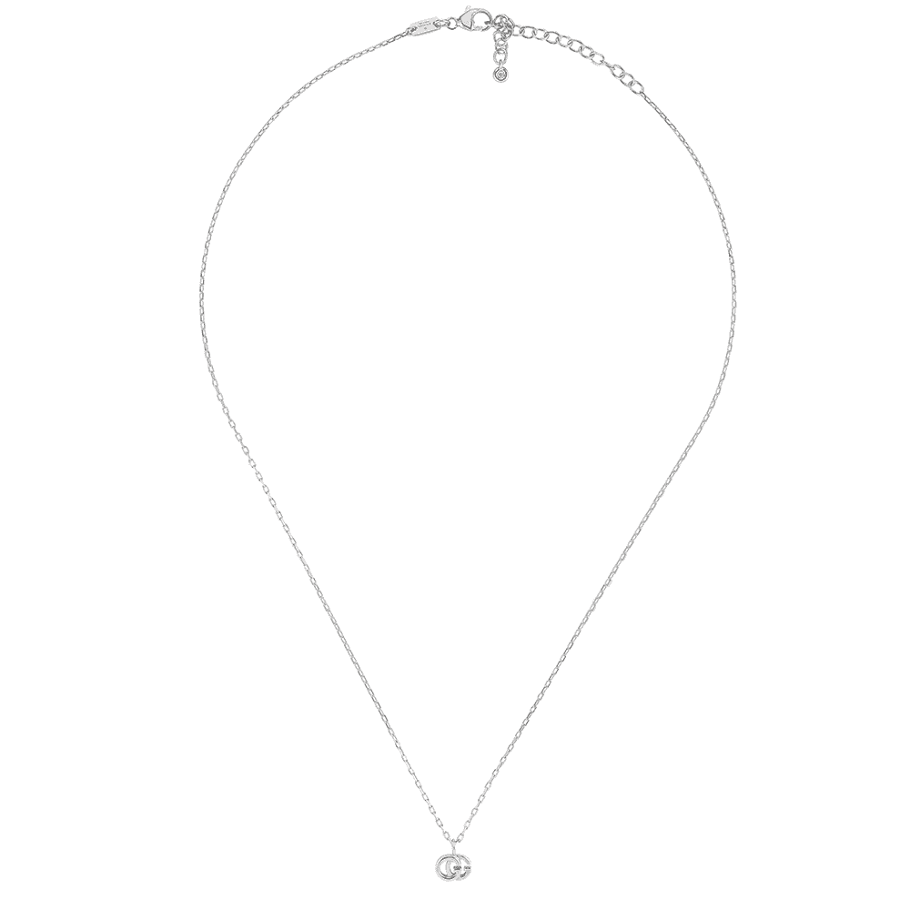 GG Running 18ct White Gold Necklace - Image 3
