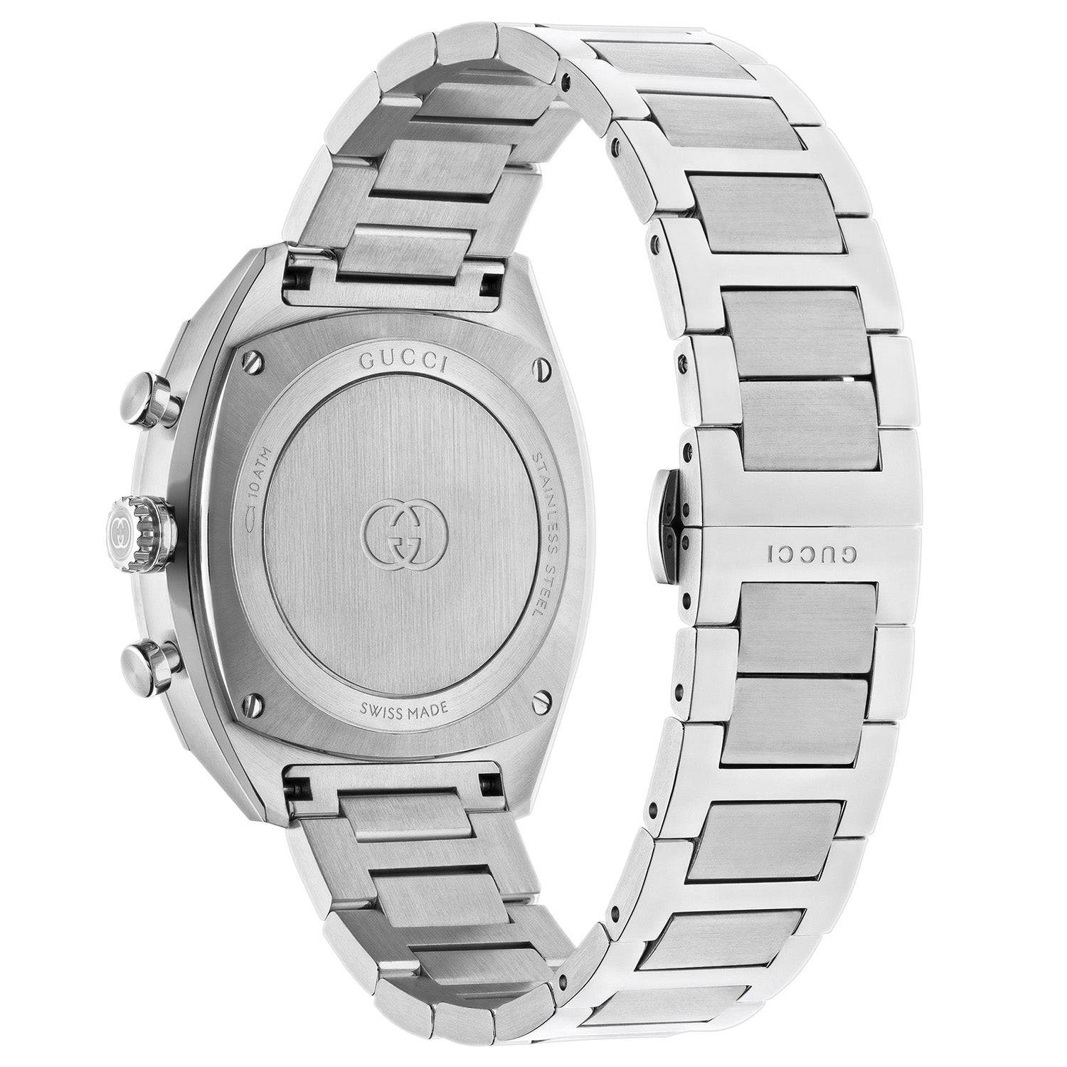 Gucci Interlocking 41mm Black Dial Men's Bracelet Watch - Image 3
