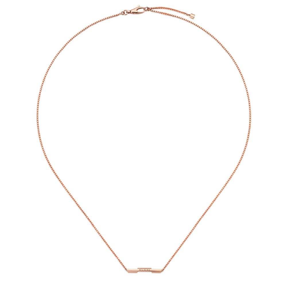 Gucci Link to Love 18ct Rose Gold Necklace - Image 2