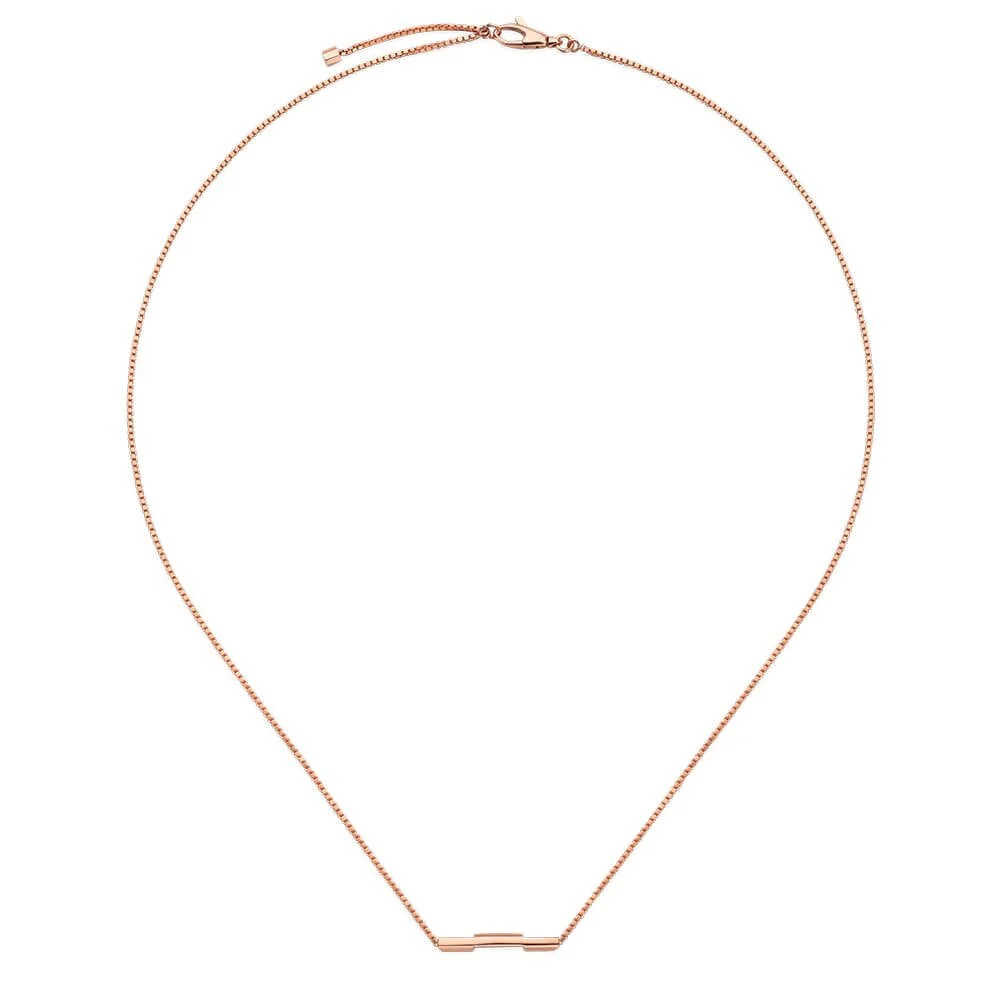Gucci Link to Love 18ct Rose Gold Necklace - Image 3