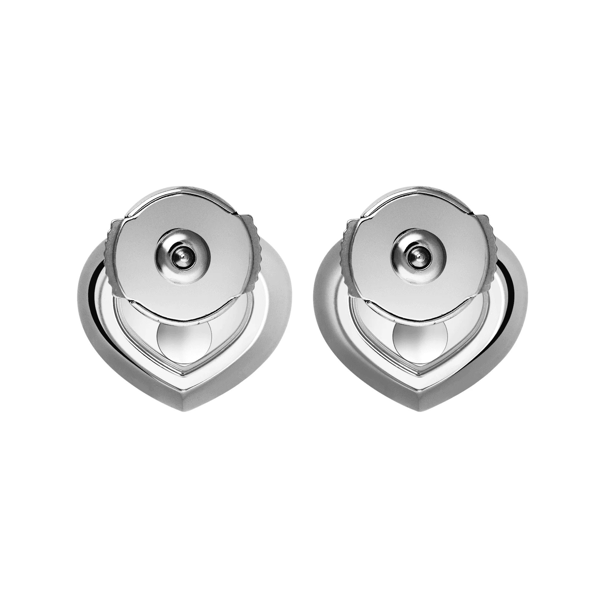 Happy Diamonds Icons 18ct White Gold Heart Earrings - Image 4
