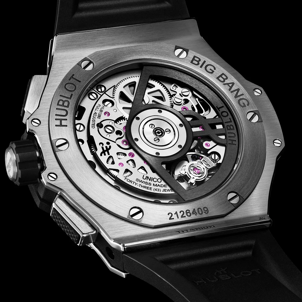 Big Bang Original 43mm Titanium Carbon Effect Dial Mens Watch - Image 4