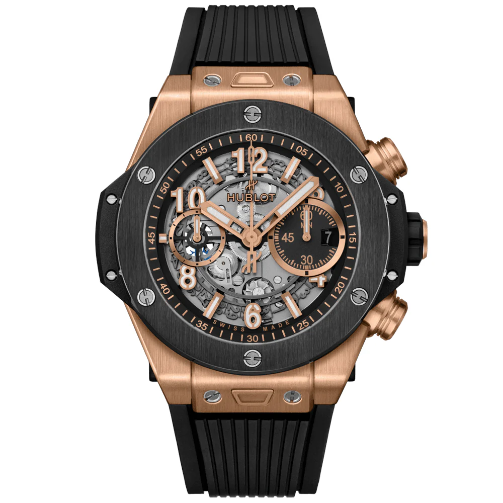 Big Bang Unico 44mm King Gold Ceramic Strap Watch - Image 4