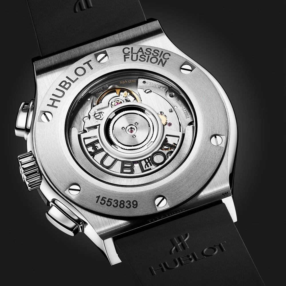 Classic Fusion Chronograph Titanium 42mm Black Dial Strap Watch - Image 4