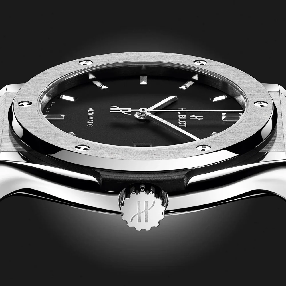Classic Fusion Titanium 42mm Black Dial Automatic Strap Watch - Image 3