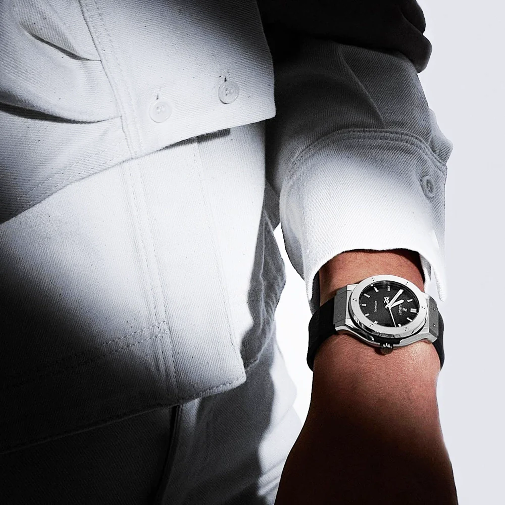 Classic Fusion Titanium 42mm Black Dial Automatic Strap Watch - Image 5