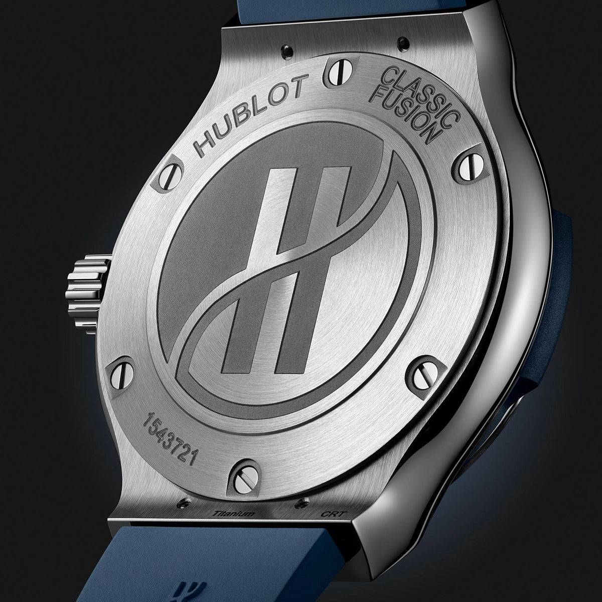 Classic Fusion Titanium Blue 33mm Strap Watch - Image 3