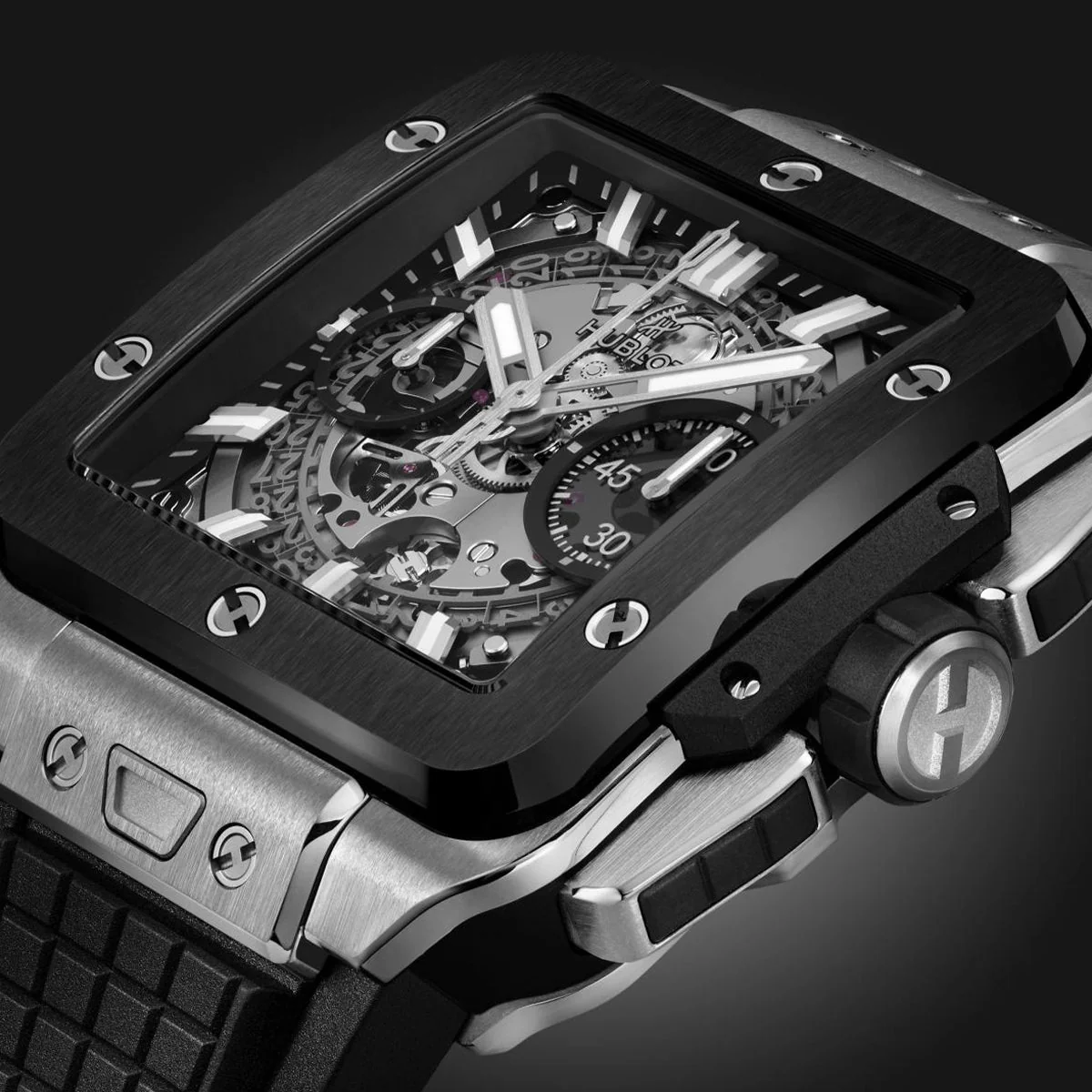 Square Bang Unico Titanium Ceramic Watch - Image 4