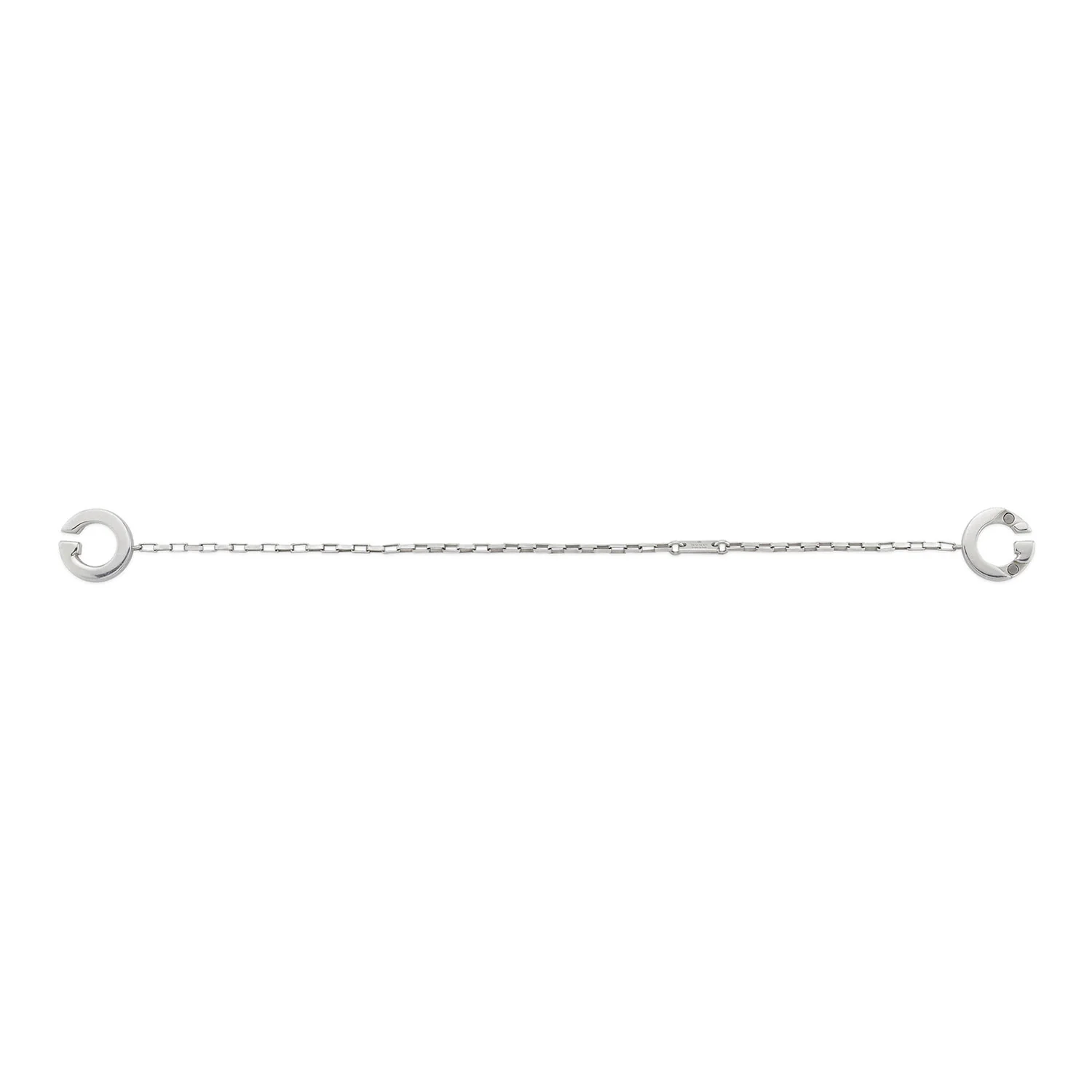 Interlocking Sterling Silver Logo Bracelet - Image 2