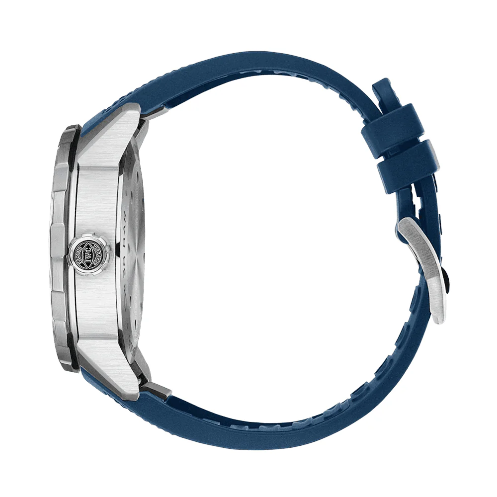 Aquatimer 42mm Blue Dial Men's Automatic Rubber Strap Watch - Image 3