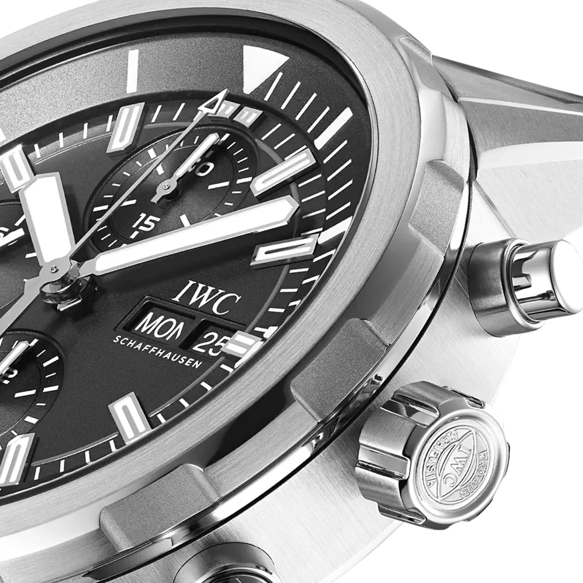 Aquatimer Chronograph 42mm Black Dial Automatic Bracelet Watch - Image 4