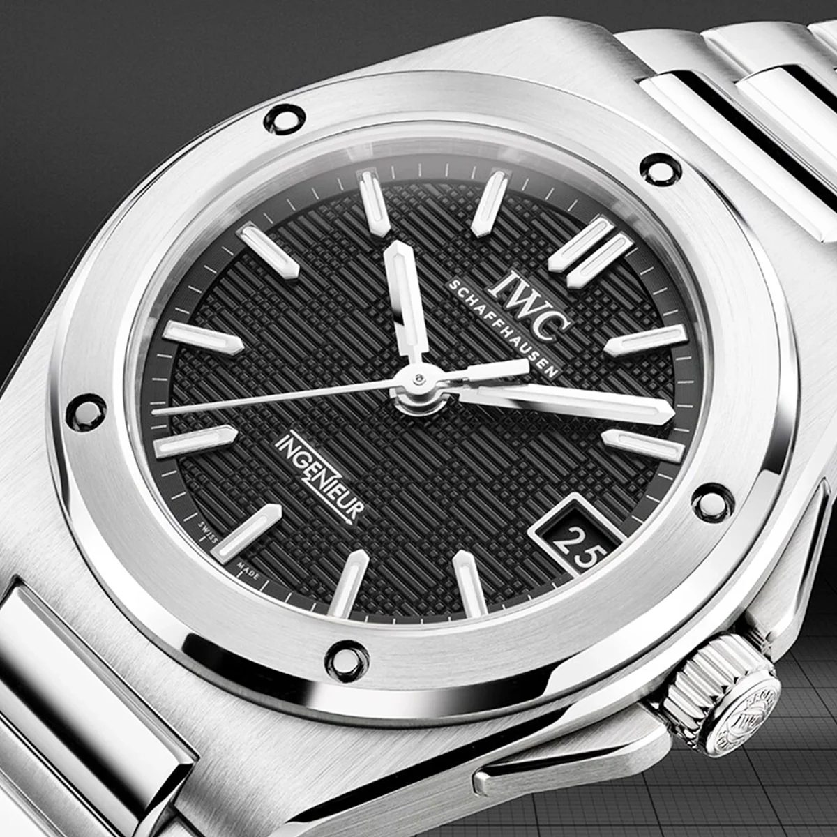 Ingenieur Automatic 35mm Black Dial Bracelet Watch - Image 5