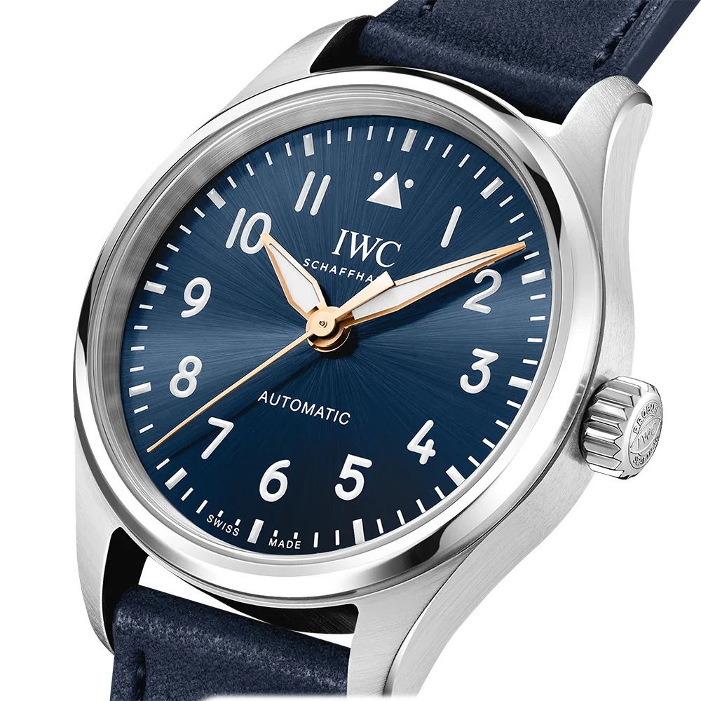 Pilot's 36mm Le Petit Prince Automatic Leather Strap Watch - Image 2