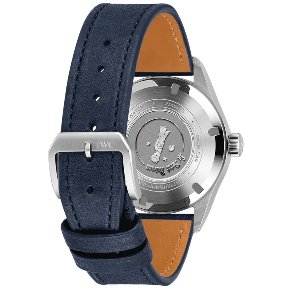 Pilot's 36mm Le Petit Prince Automatic Leather Strap Watch - Image 3