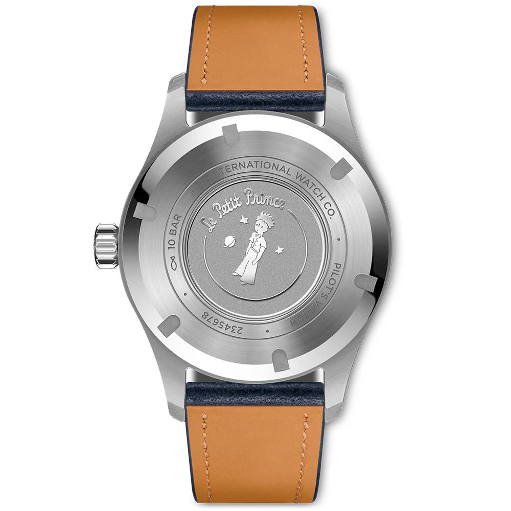 Pilot's 36mm Le Petit Prince Automatic Leather Strap Watch - Image 4