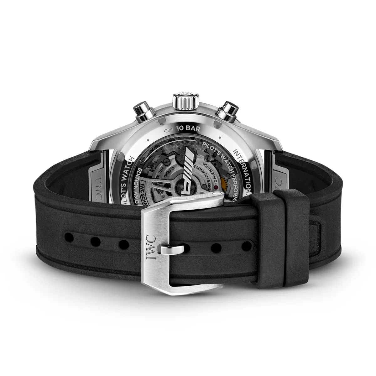 Pilot's 41mm Black Dial Men's AMG Performance Chronograph Watch - Image 3
