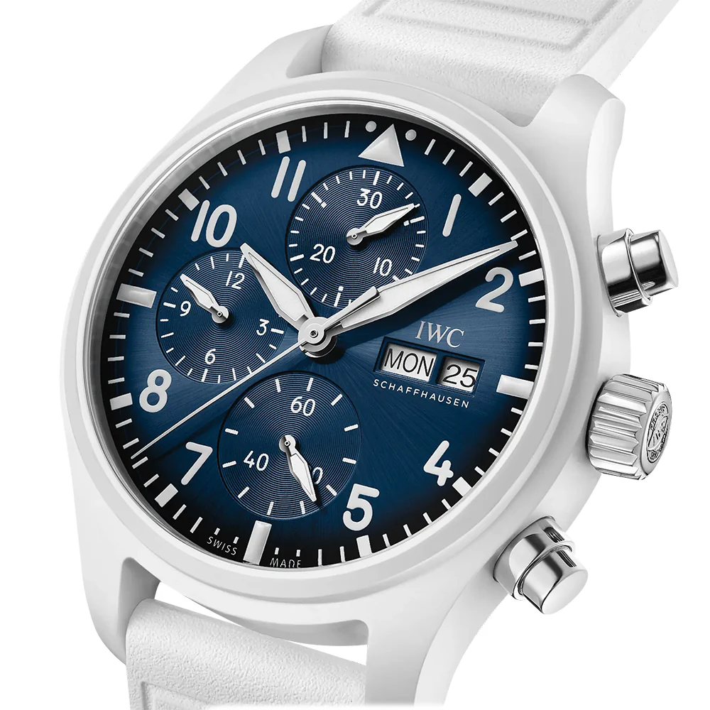 Pilot's 41mm Le Petit Prince White Ceramic Automatic Watch - Image 2