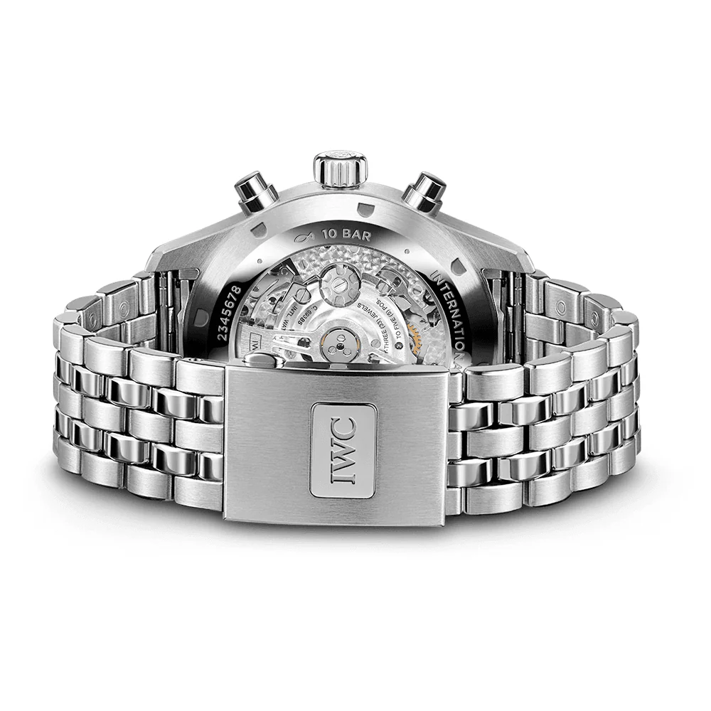 Pilot's 43mm Blue Dial Chronograph Men's Bracelet Watch - Image 4