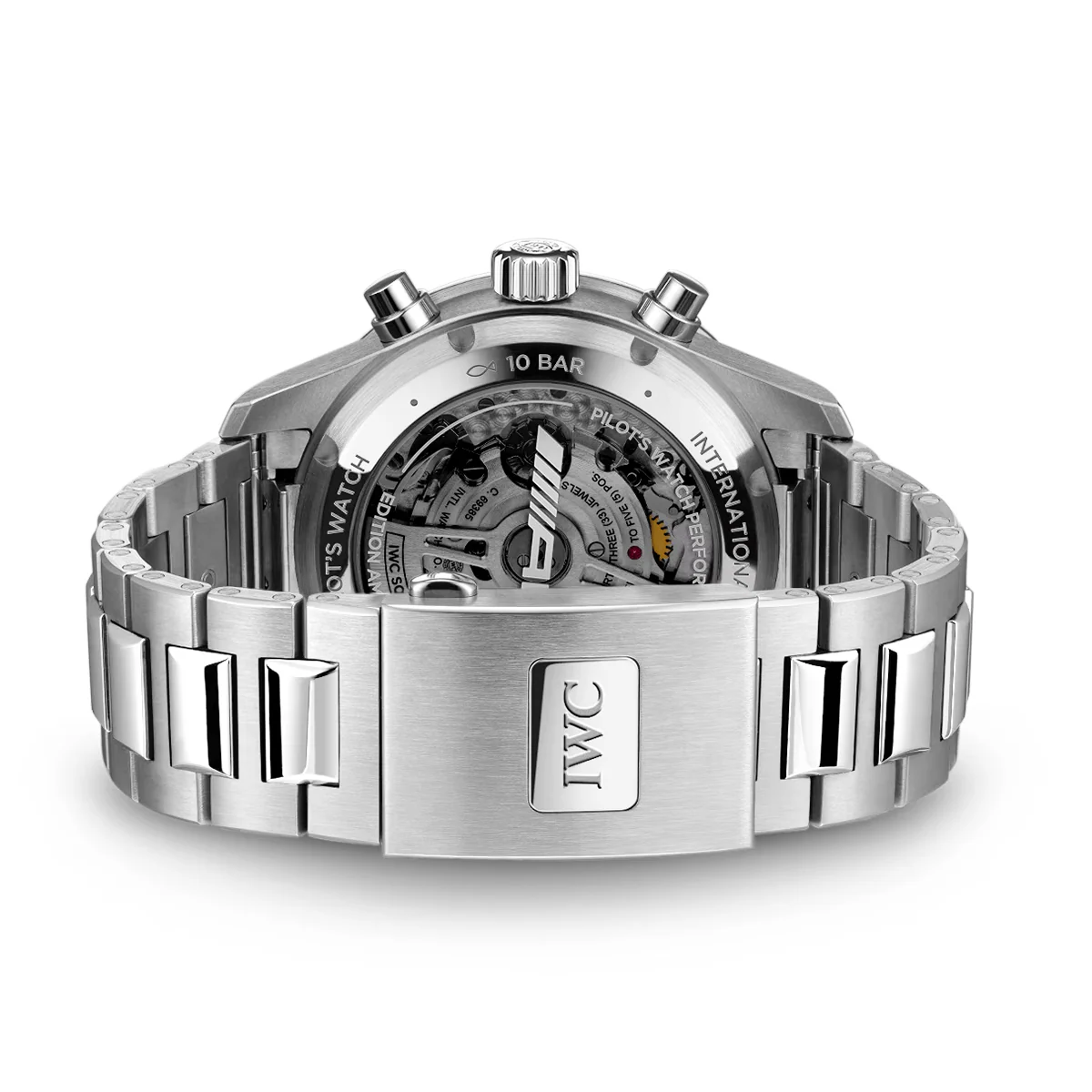 Pilot's 41mm Black Dial AMG Performance Chronograph Bracelet Watch - Image 3
