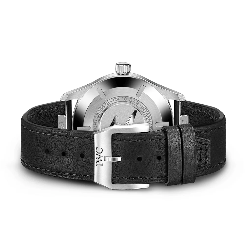 Pilot's Mark XX 40mm Black Dial Men's Automatic Strap Watch - Image 5
