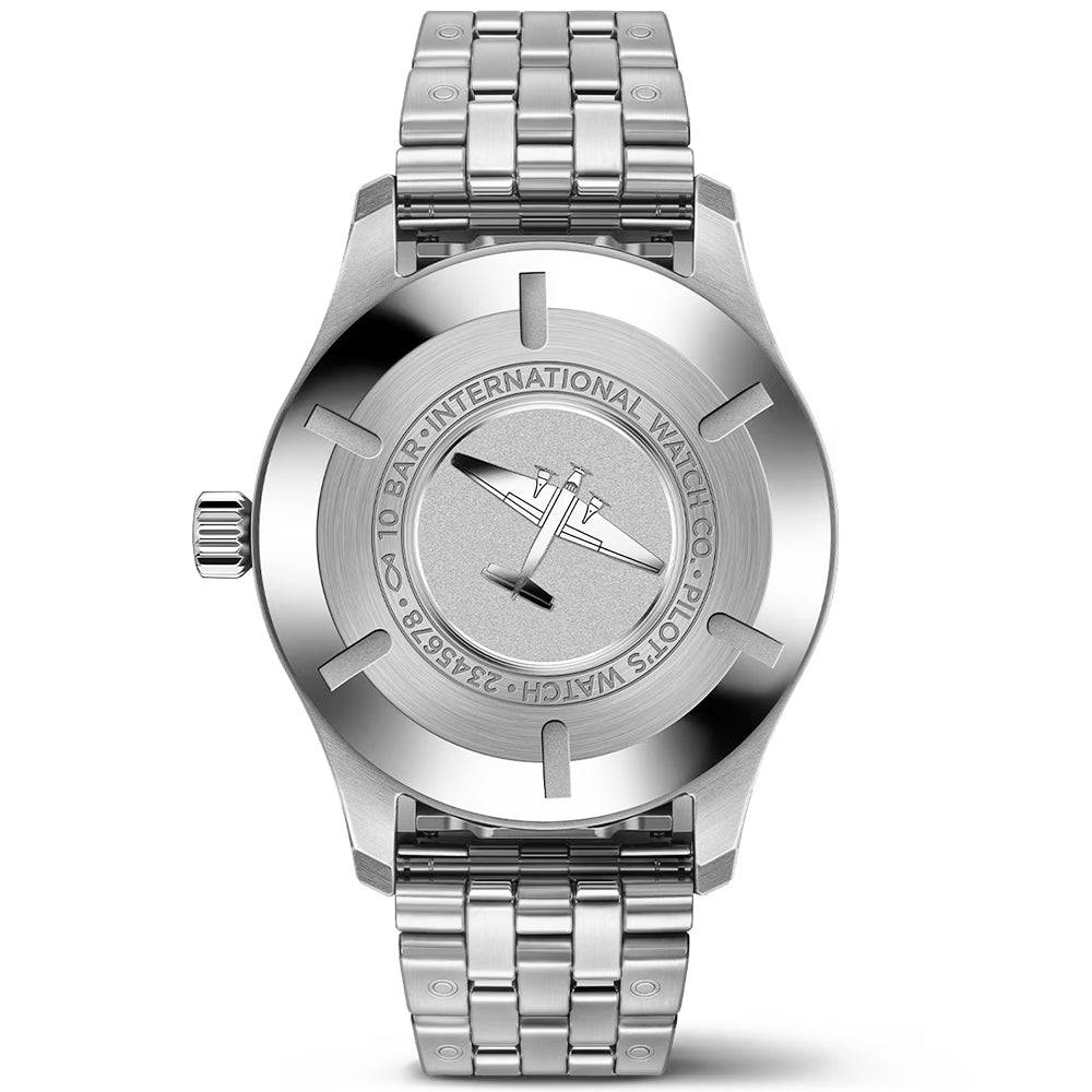 Pilot's Mark XX 40mm Black Dial Men's Automatic Bracelet Watch - Image 4
