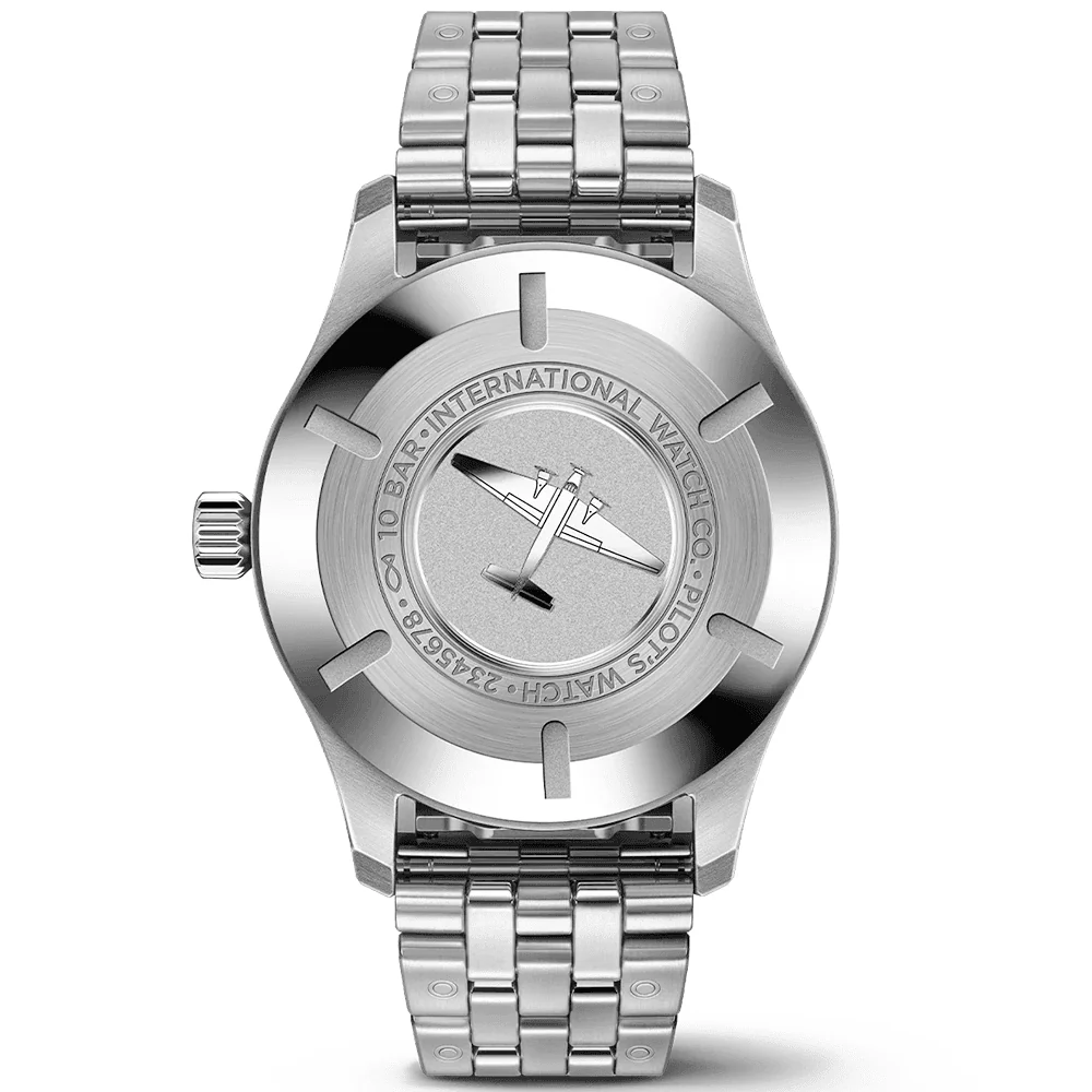 Pilot's Mark XX 40mm Blue Dial Men's Automatic Bracelet Watch - Image 4