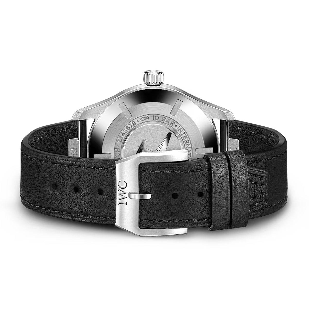 Pilot's Mark XX 40mm White Dial Men's Automatic Strap Watch - Image 3