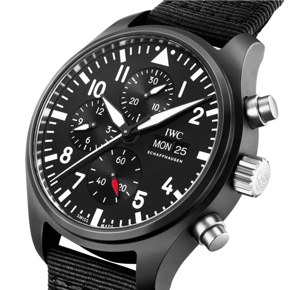 Pilot's Spitfire 44mm Black Ceramic Men's Chronograph Watch - Image 2