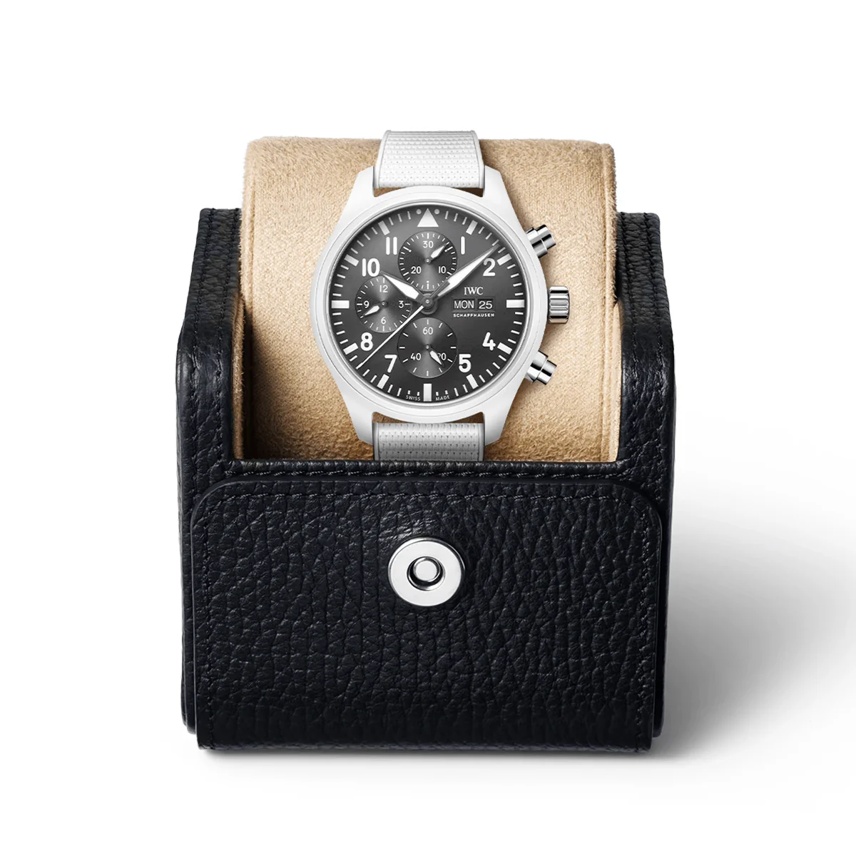 Pilot's Top Gun 'Lake Tahoe' 44.5mm White Ceramic Chronograph Watch - Image 3